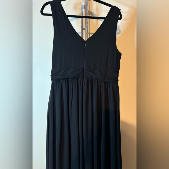 Lulus Dress-Thoughts of Hue Black Surplice Maxi - Picture 7 of 16